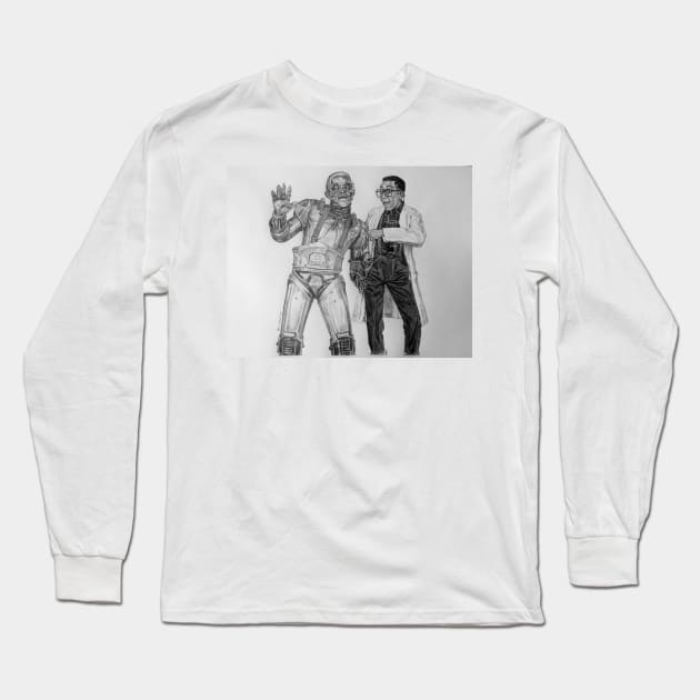 Steve Urkel Urkelbot Long Sleeve T-Shirt by BryanWhipple